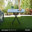 Mesa Plegable Blanca Personal (Catania)