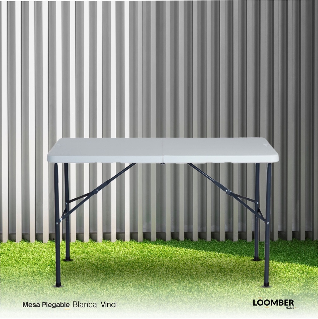 Mesa Plegable Blanca 122 (Vinci)