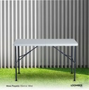 Mesa Plegable Blanca 122 (Vinci)