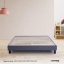 Base de Cama Seúl King Size Gris Oscuro