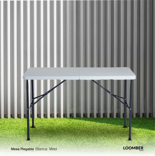 [2000040] Mesa Plegable Blanca 122 (Vinci)